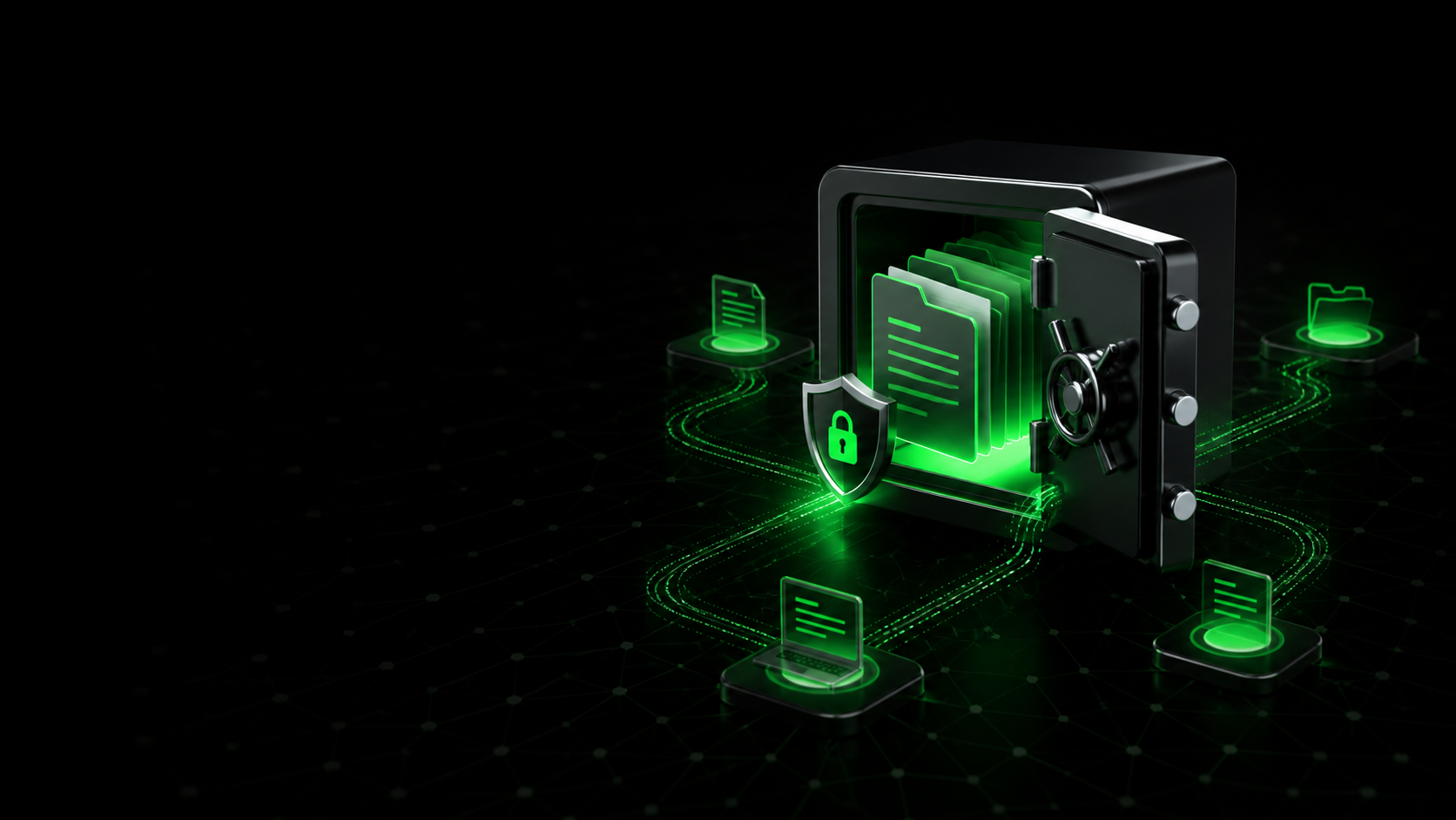 Secure file exchange concept